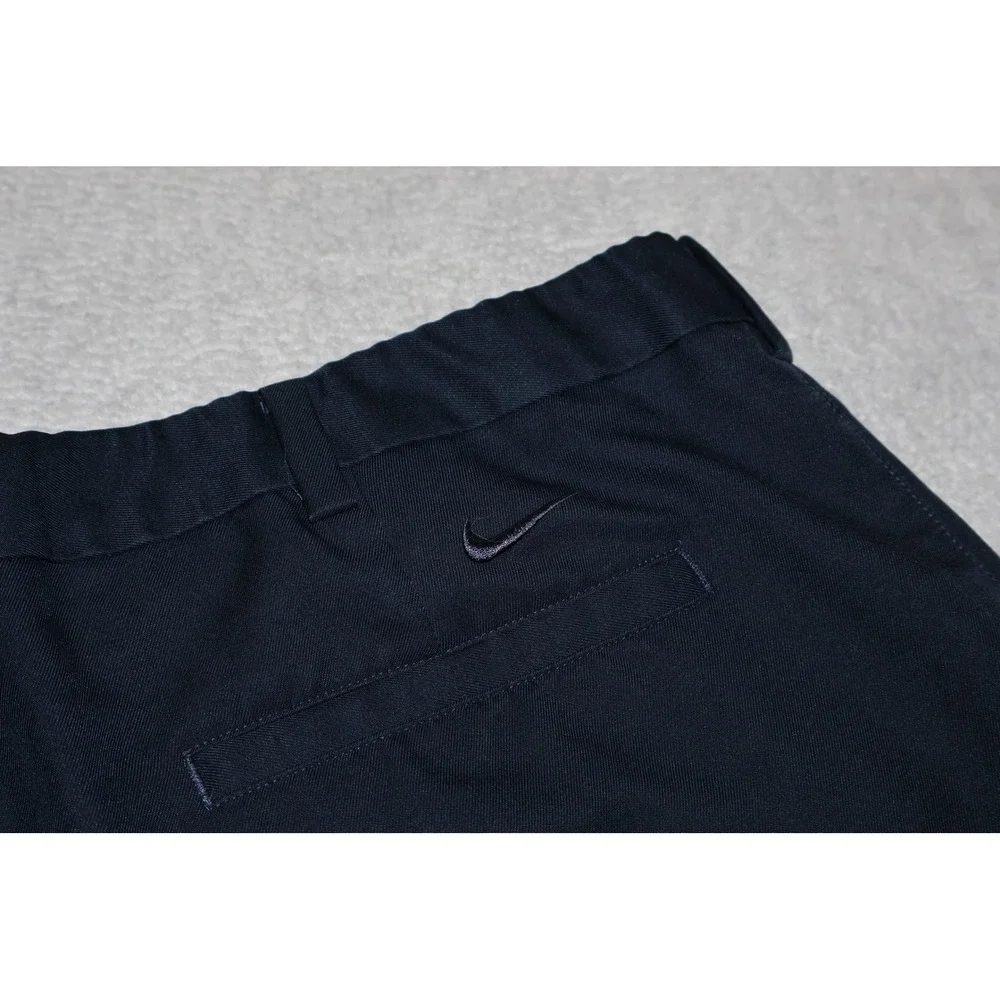 Nike Golf Shorts Mens 40 Navy Blue Dri-FIT Pleated Performance 9